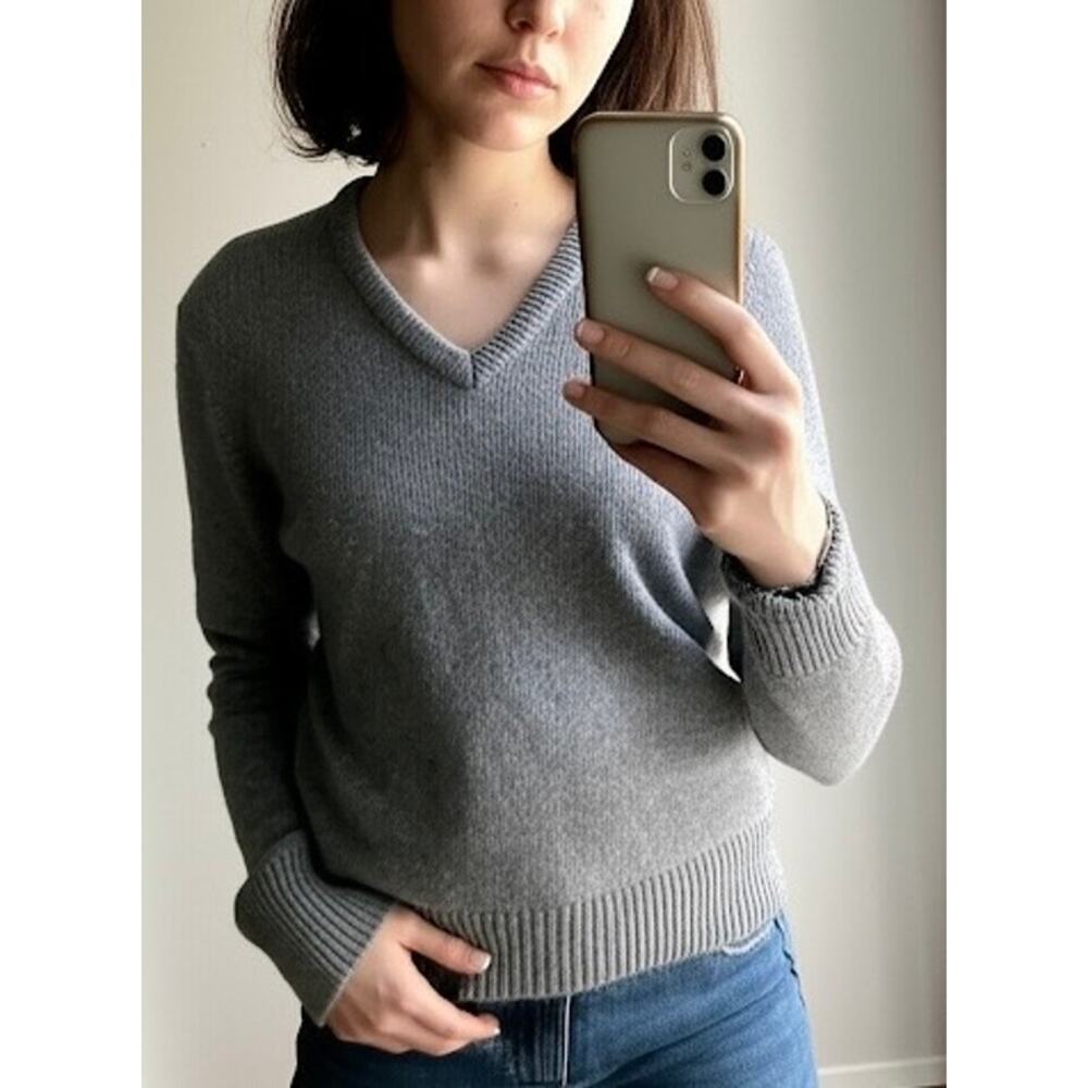 Halston III Vintage Women's Sweater Long Sleeve Cozy Warm Knit Wool Shetland S